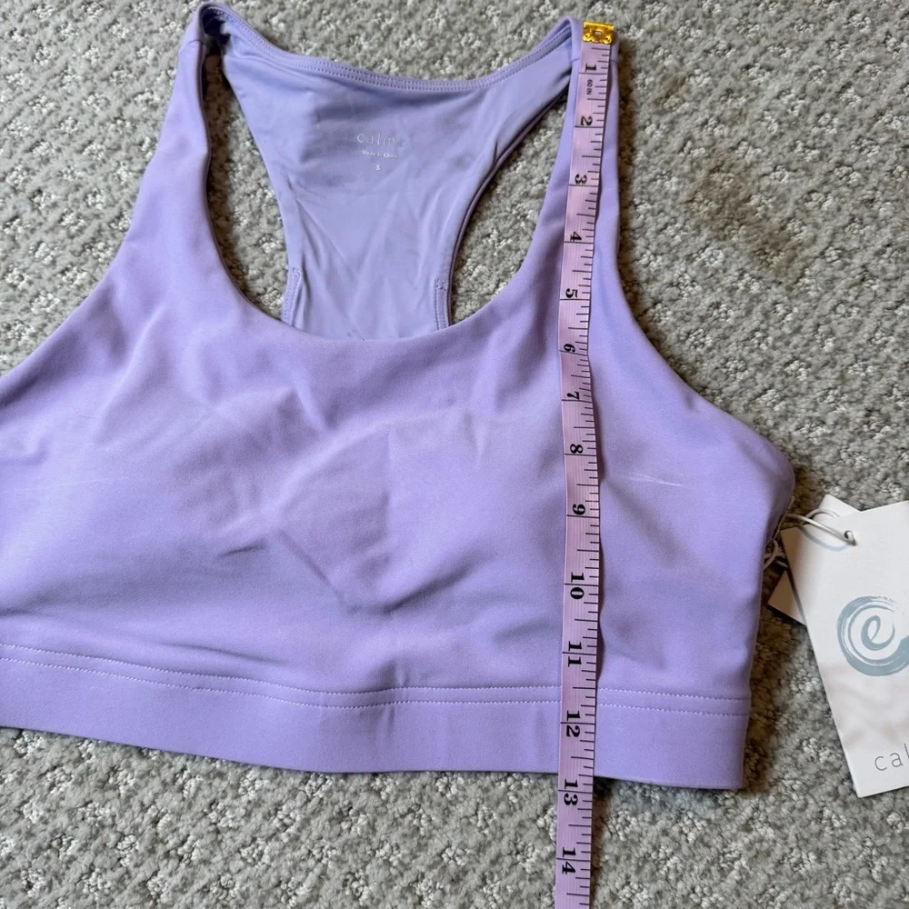 Calme Johnny was Women's Purple Cross Back Endurance‎ Sports Bra Small Size